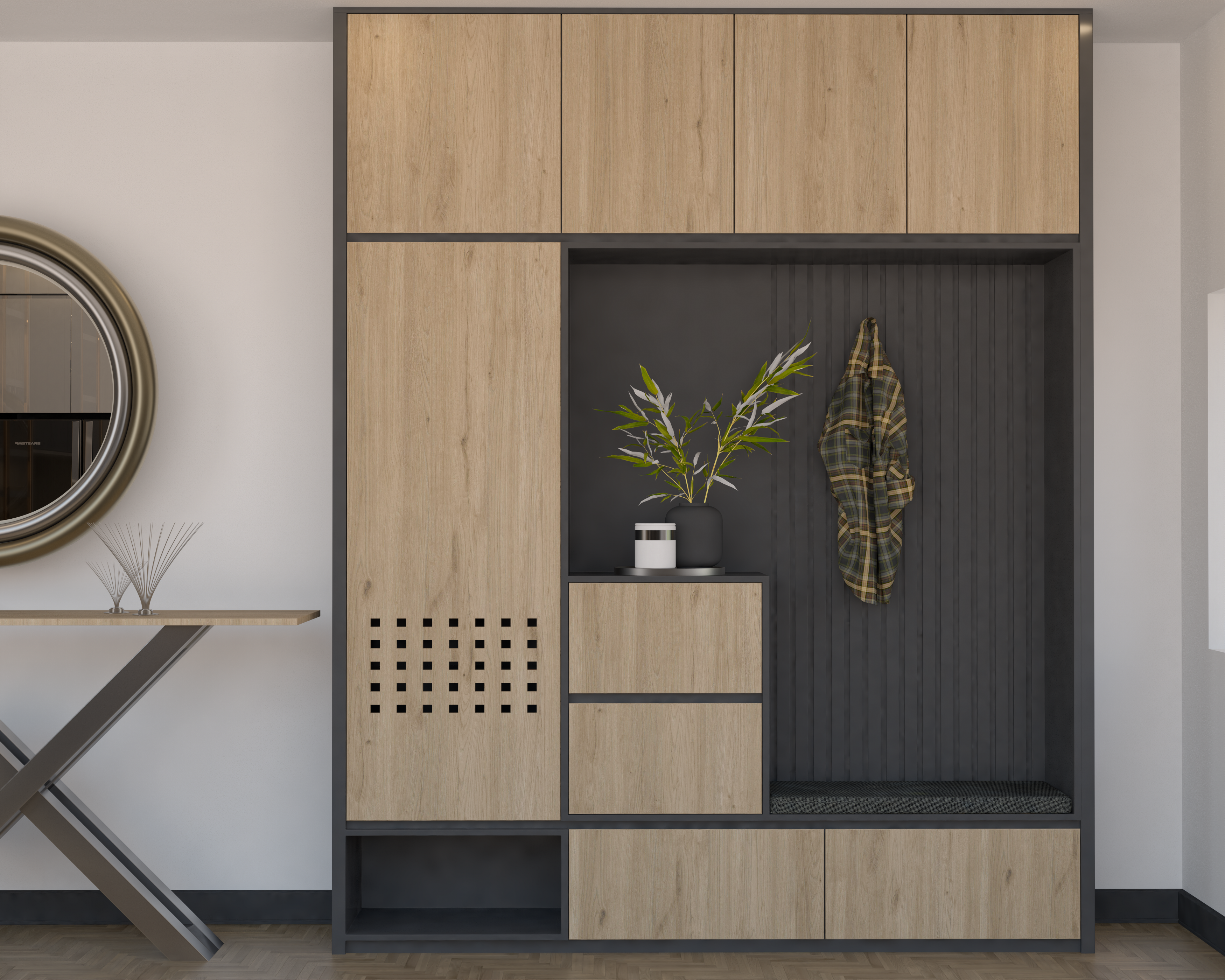 3D MDF Panel - 3D01 Tan Oak