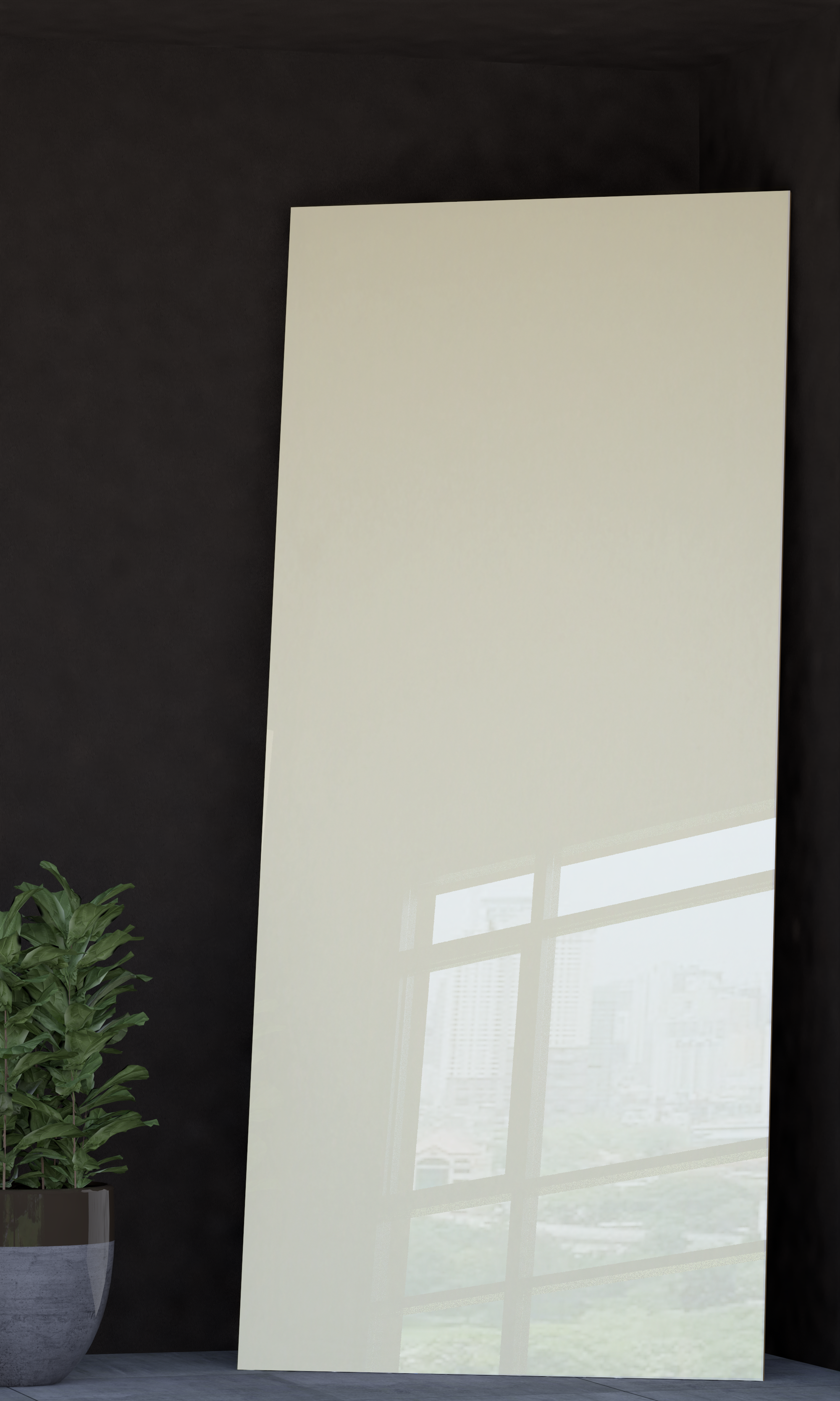 Cream ACRYLIC MDF Panel