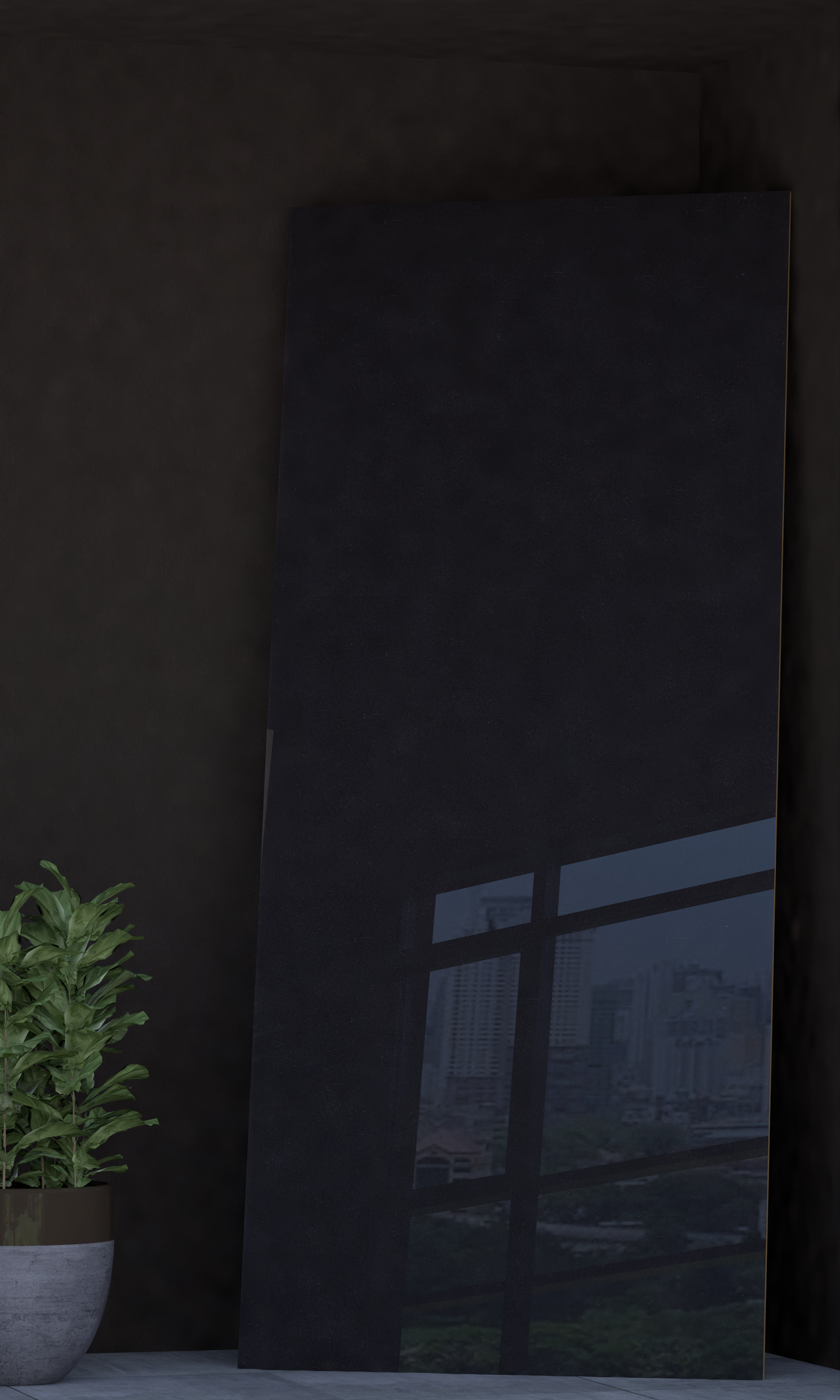 Anthracite ACRYLIC MDF Panel