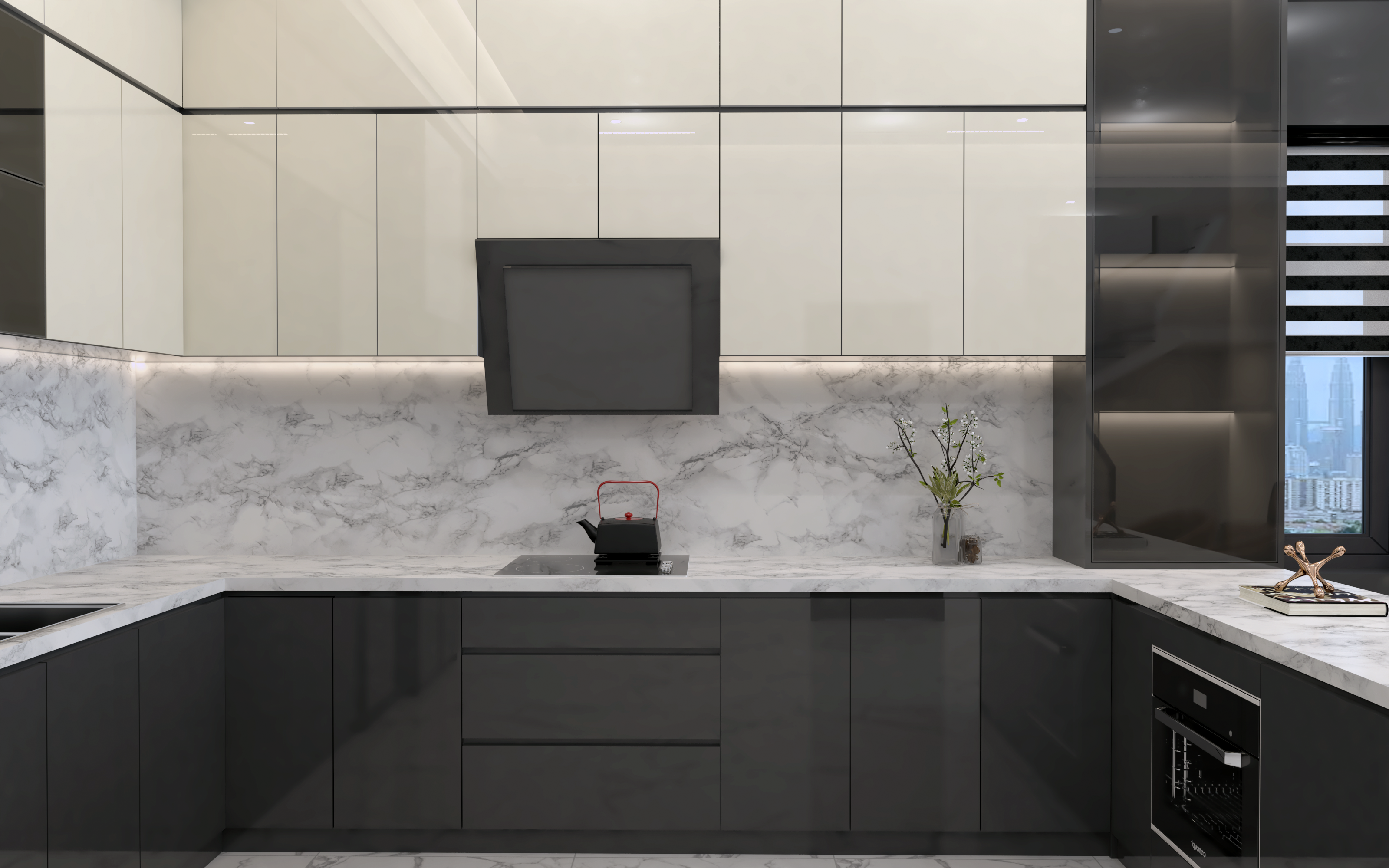 Antracite High Gloss MDF Panel