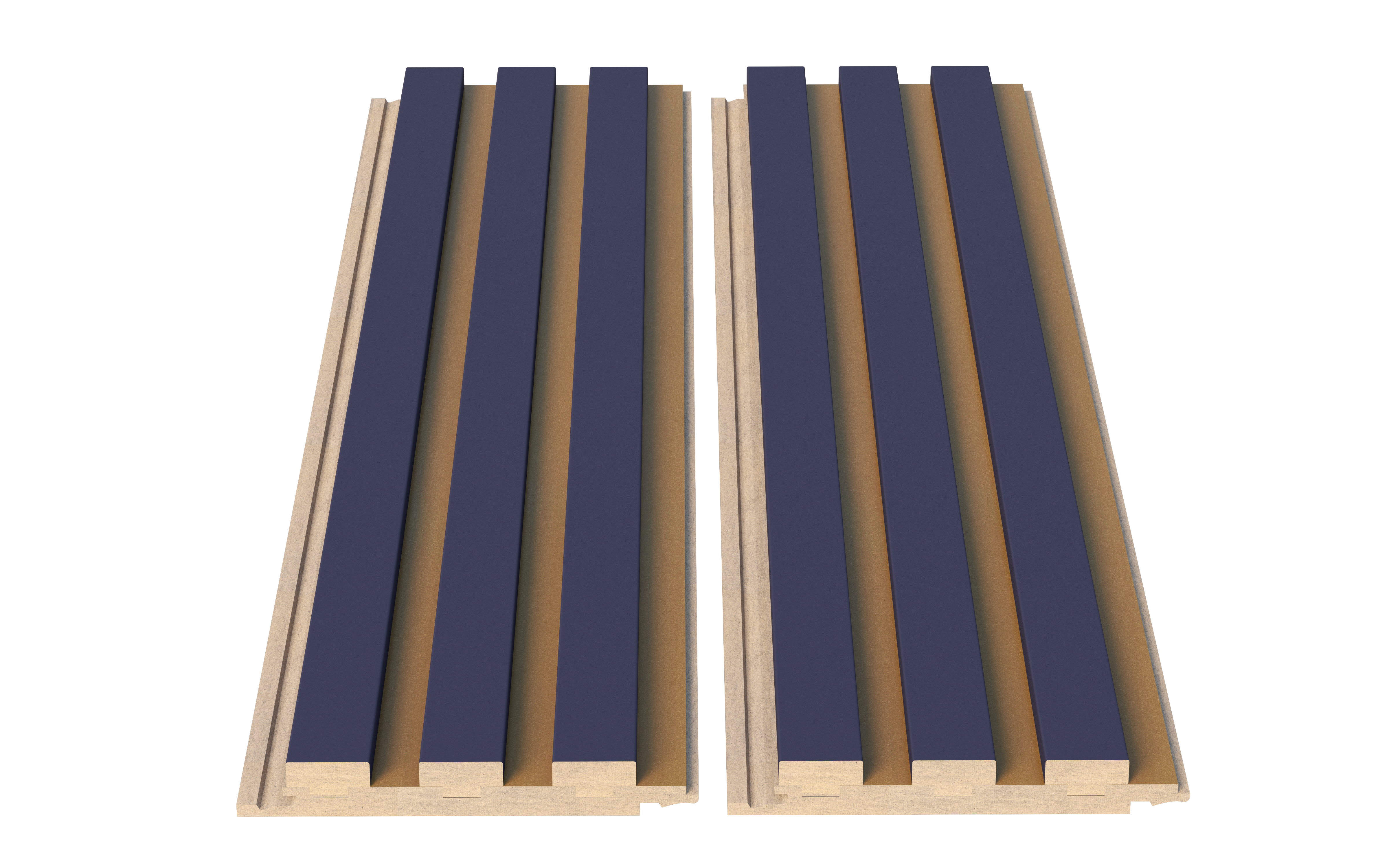 EWP02 Dark Blue/Gold | Elegant Wall Panel