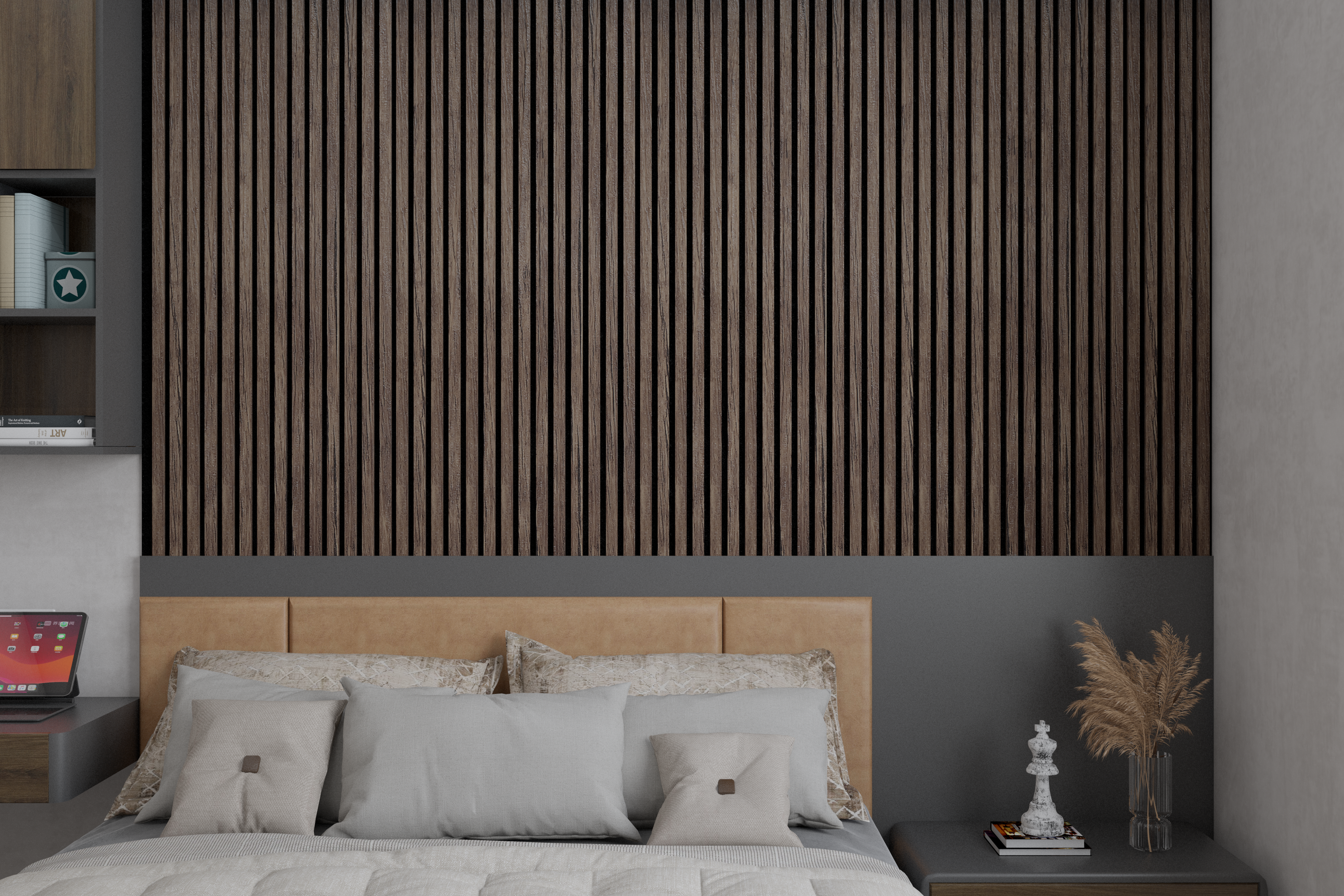Antique Wallnut | Acoustic Wall Panel