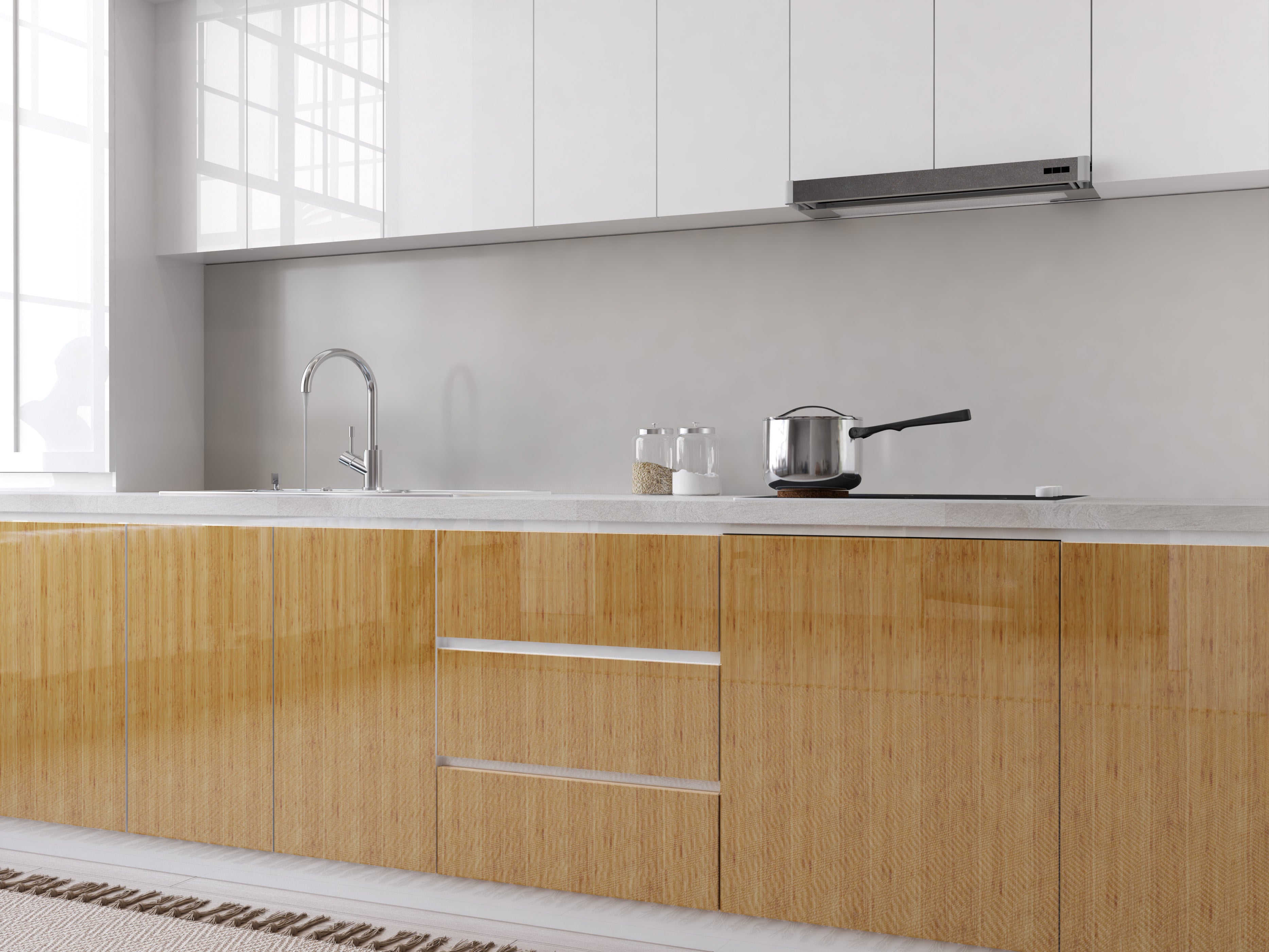 Bamboo High Gloss MDF Panel