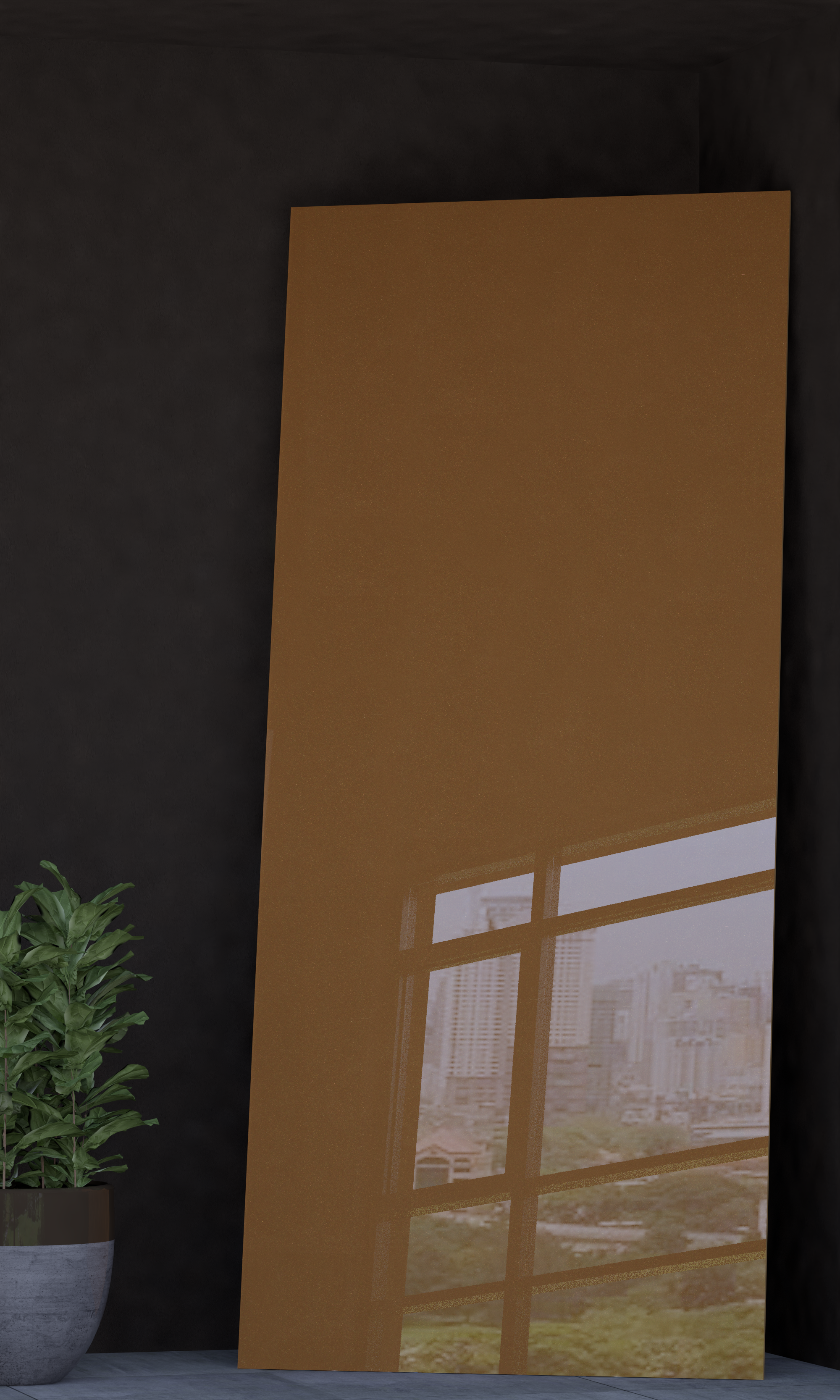 Metalic Gold ACRYLIC MDF Panel