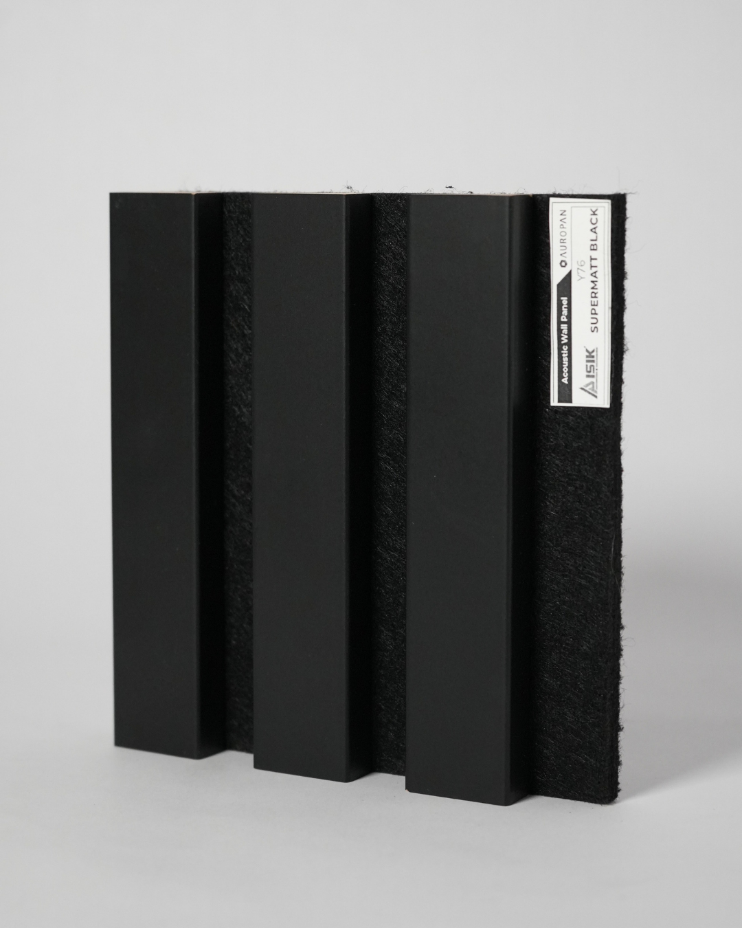 Super Matte Black Criss Cross Acoustic Panel