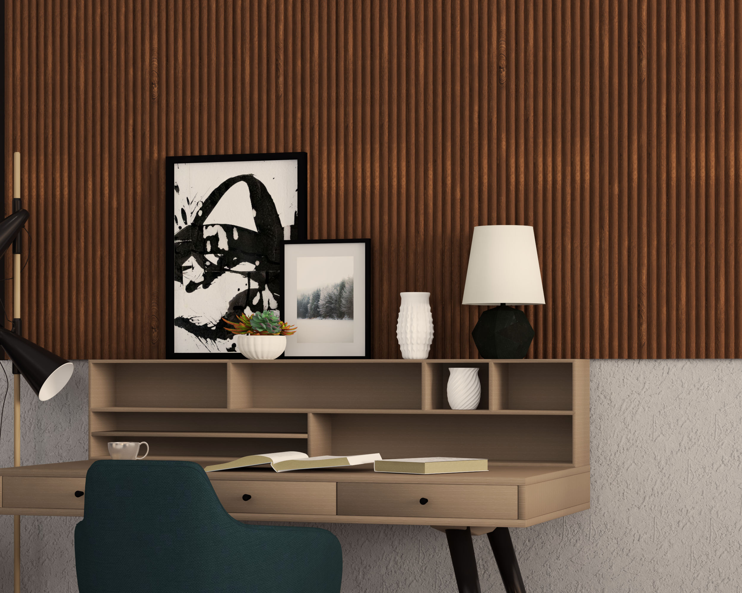 Canyon Oak OWP-18100 MDF Wall Panel