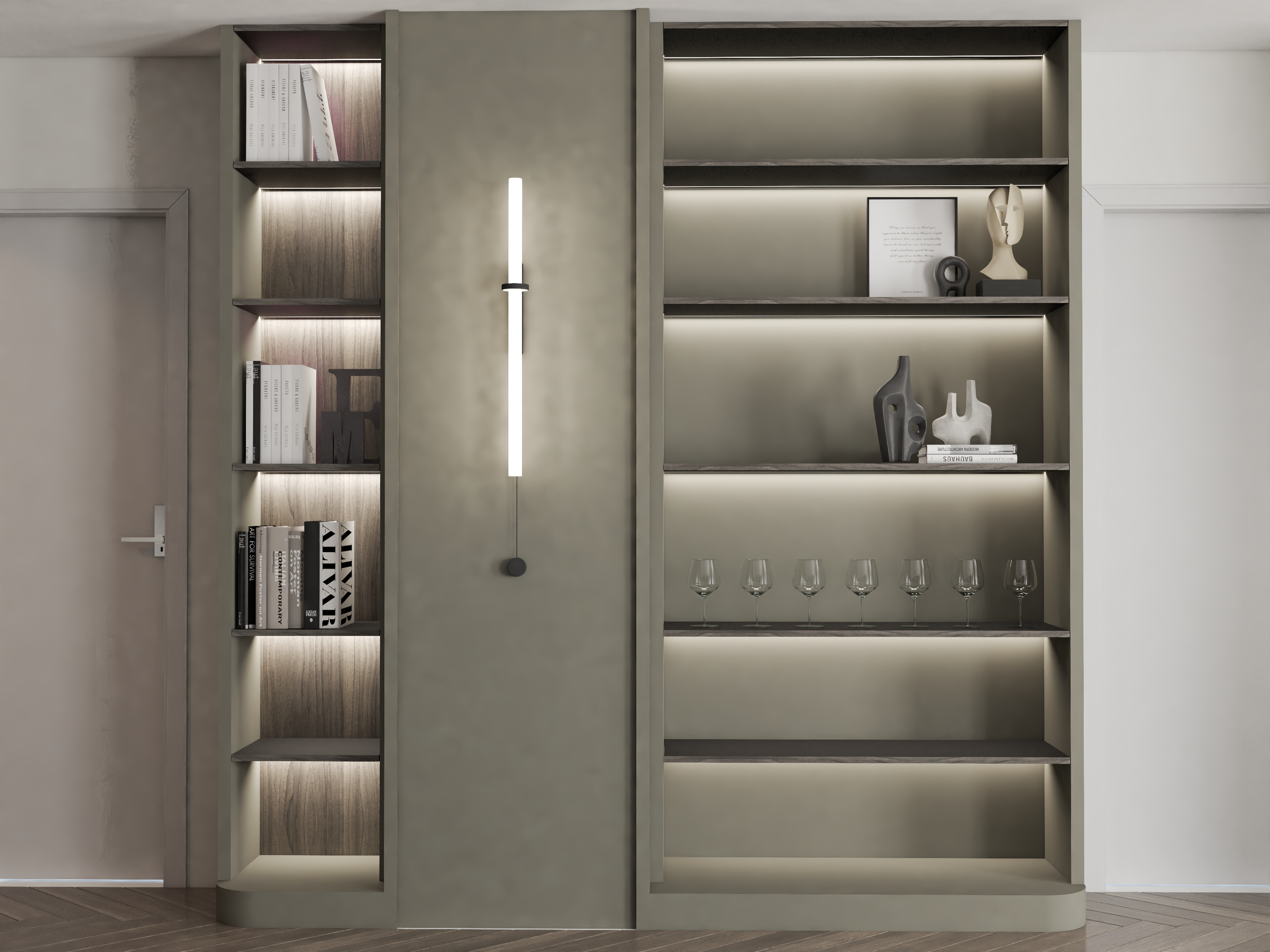 Ash Gray Super Matte MDF Panel