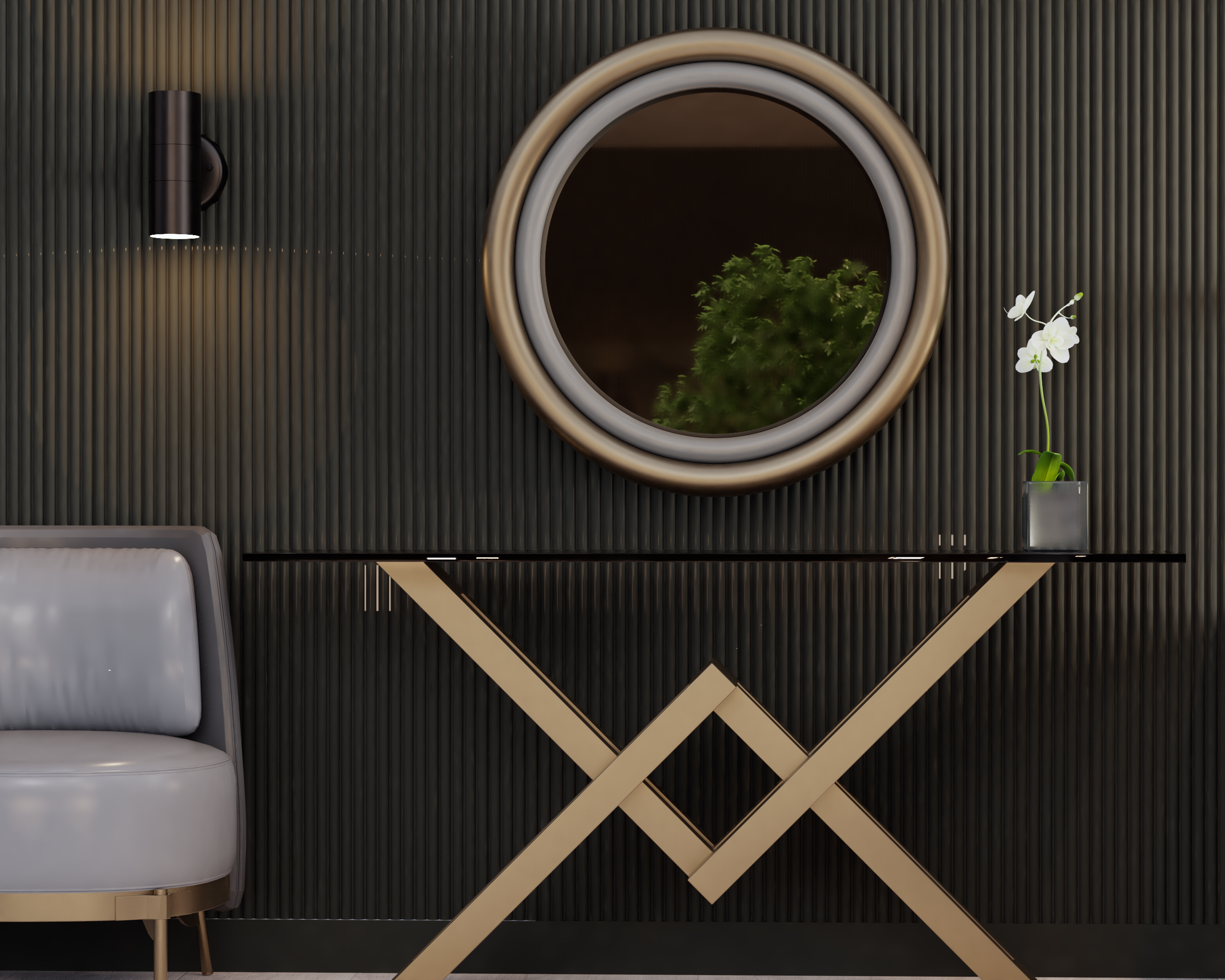 Onyx Gray OWP-18100 MDF Wall Panel