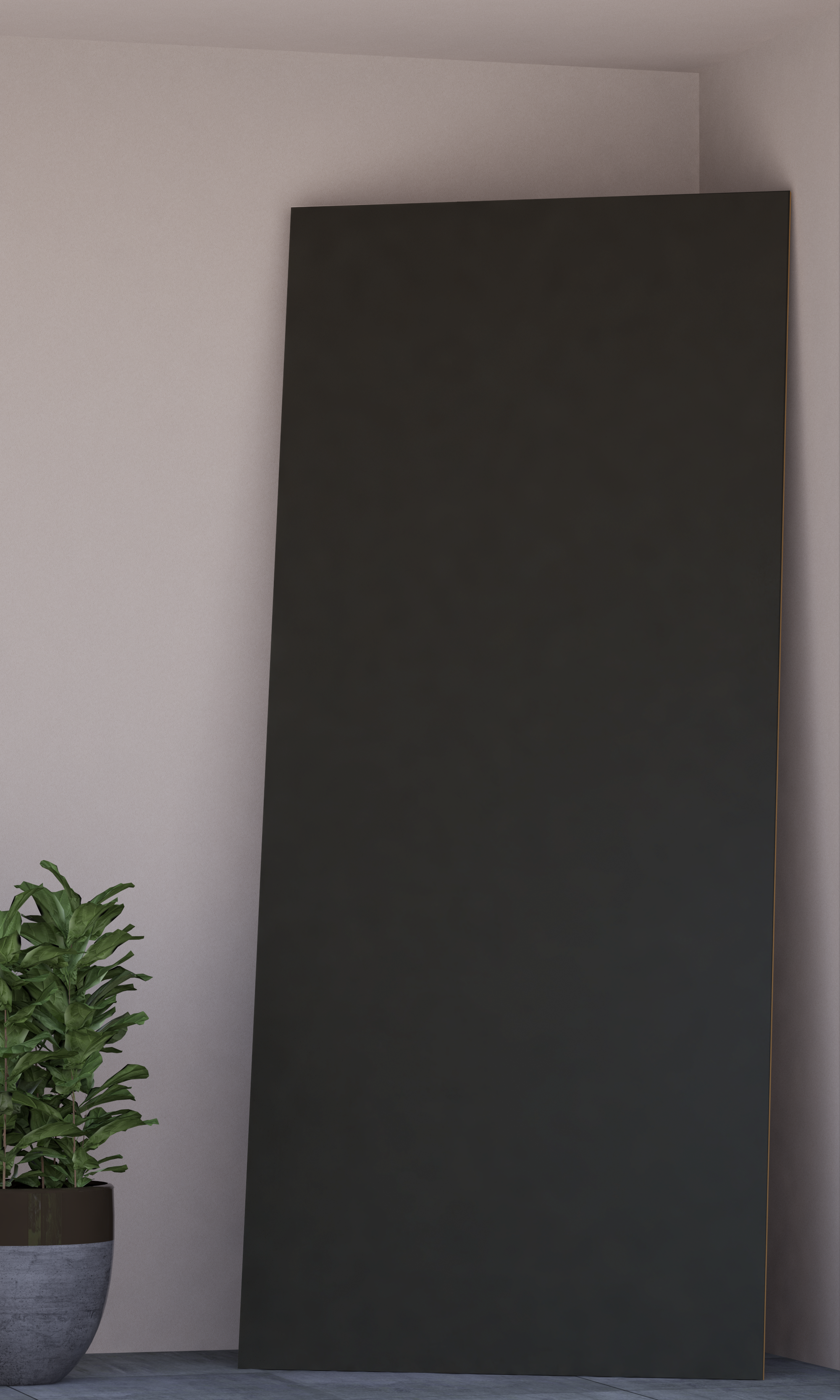 Onyx Gray Super Matte MDF Panel