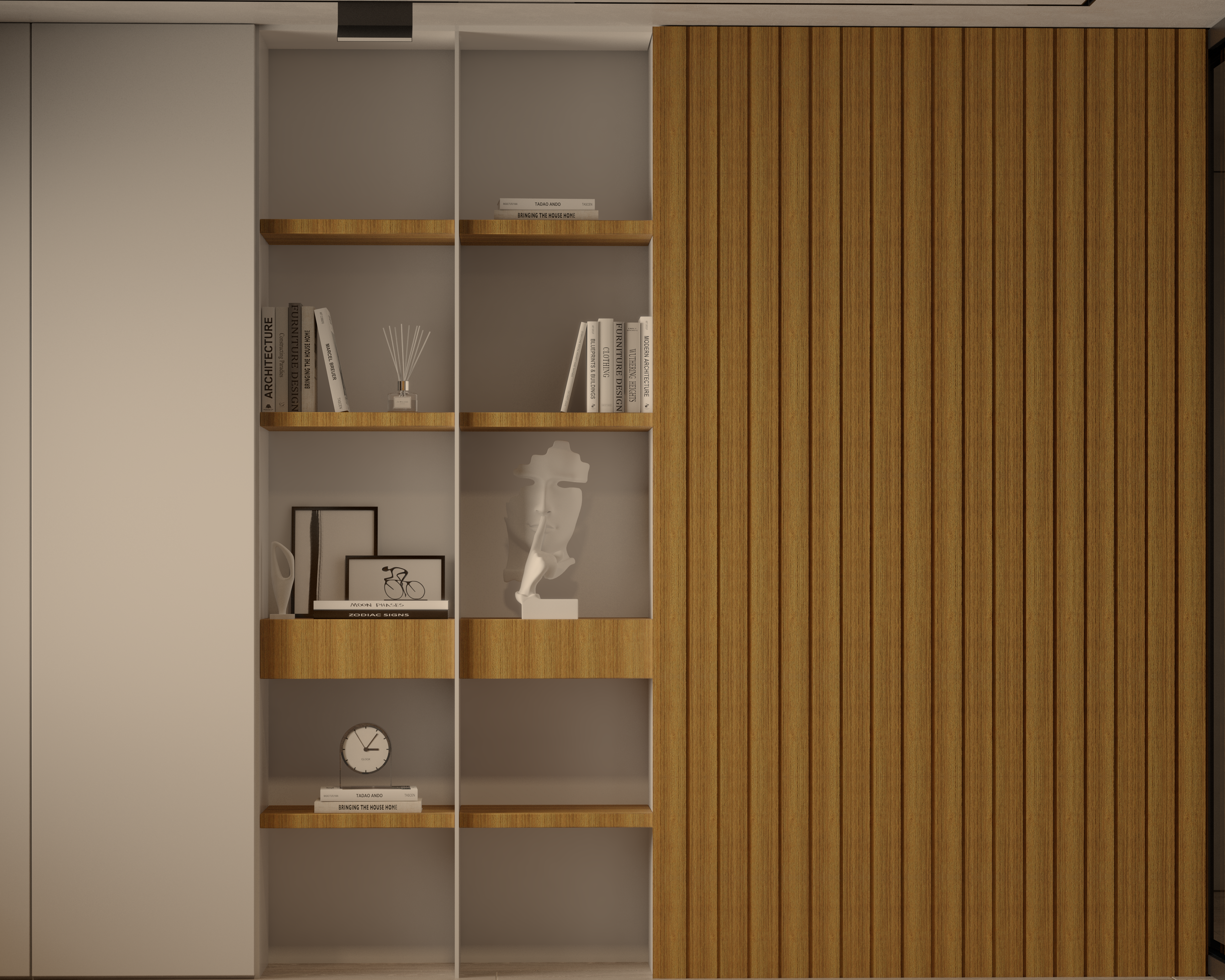 Teak WP-13 MDF Wall Panel