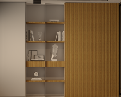 Teak WP-13 MDF Wall Panel