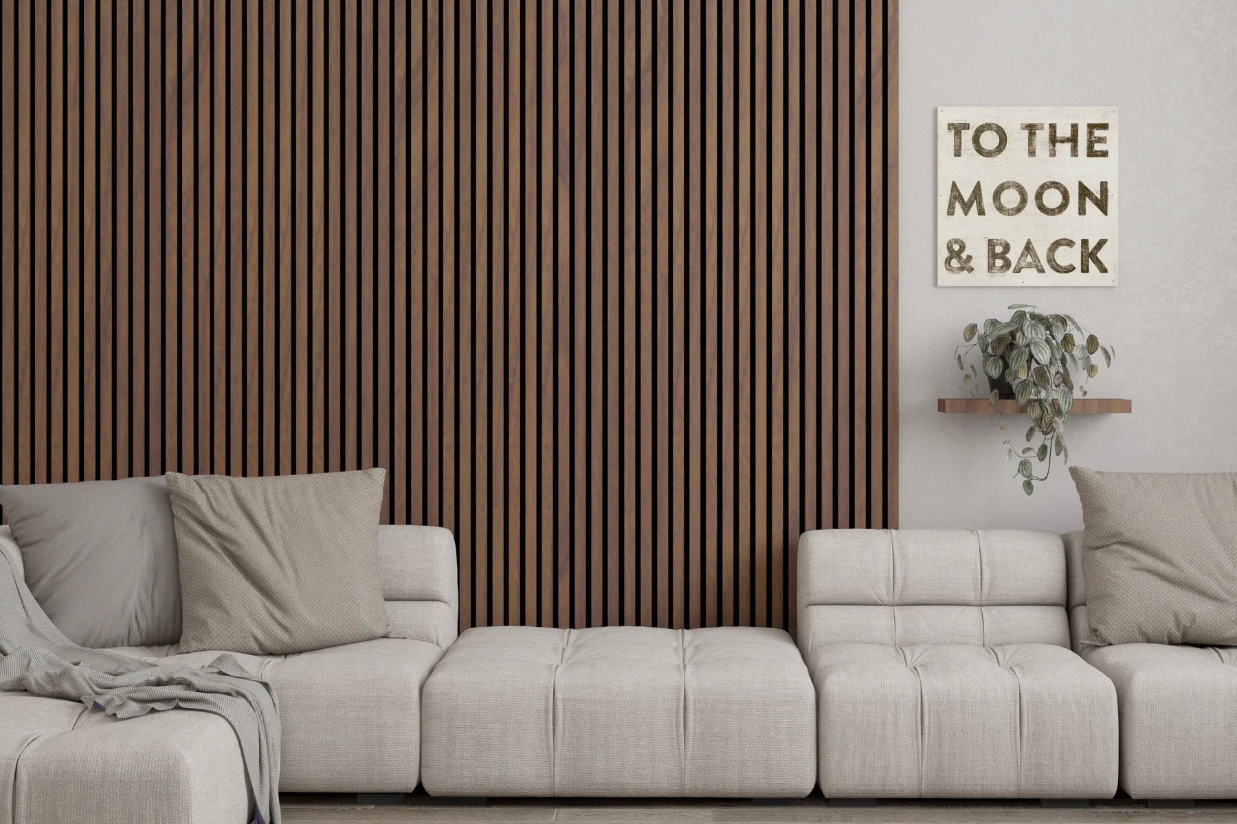 Italian Walnut Premium Acoustic Panel